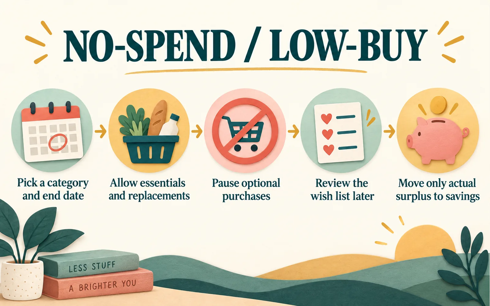 Viral Money-Saving Challenges: What Works, What Can Backfire - 4. No-Spend and Low-Buy: Define What Is Still Allowed 1