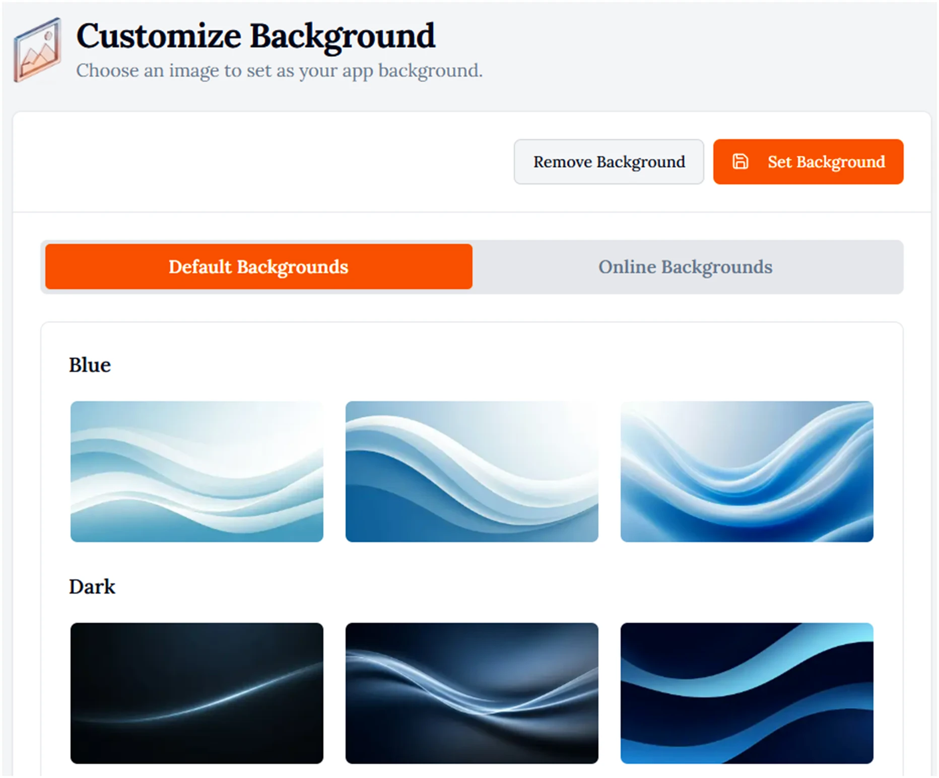 Personalized Themes